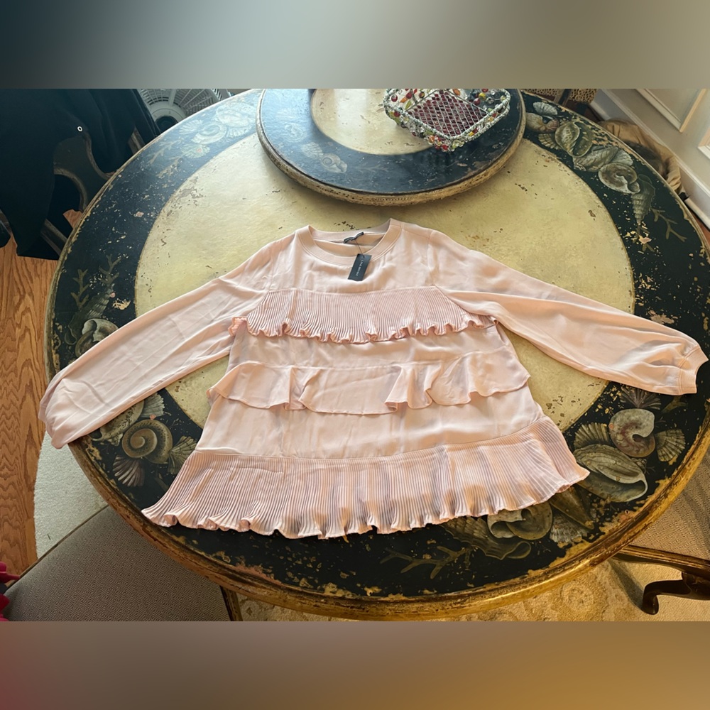 NWT Lane Bryant tiered ruffle shirt